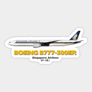 Boeing B777-300ER - Singapore Airlines Sticker